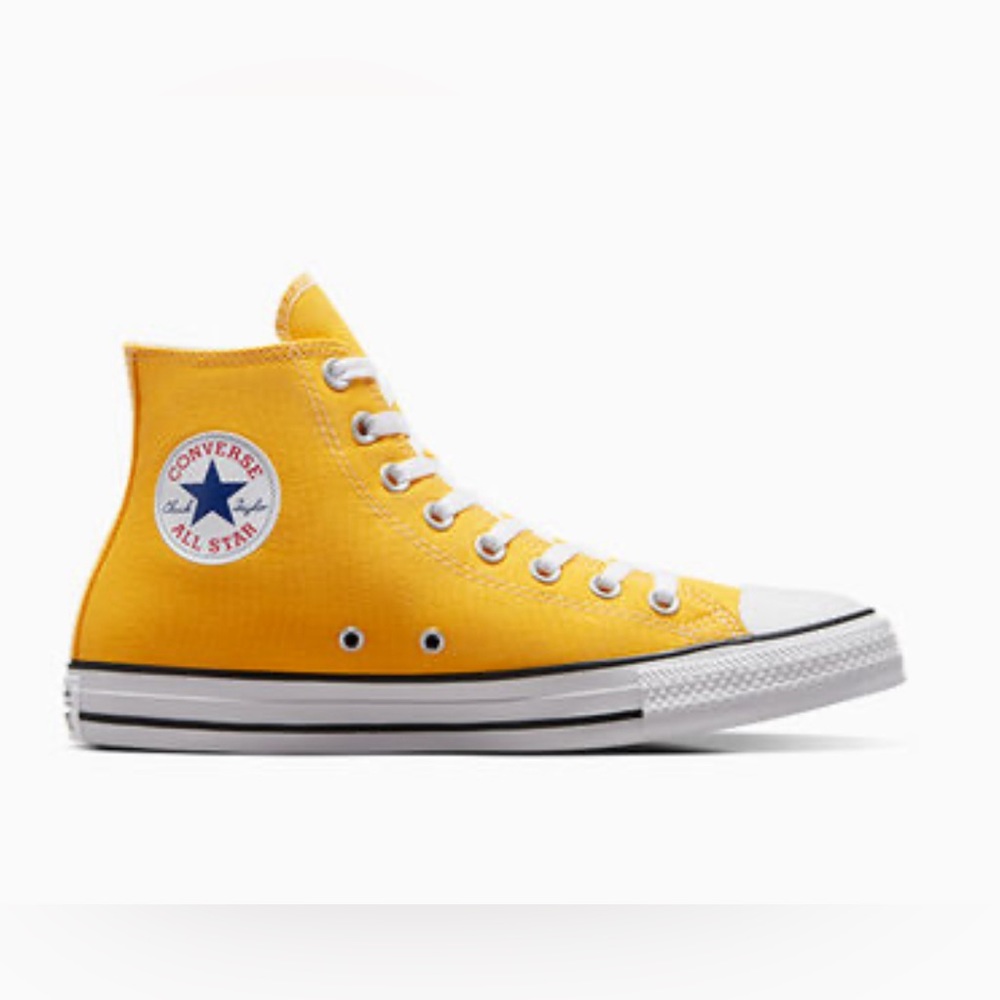 Chuck Taylor Converse high top yellow shoes size 6
